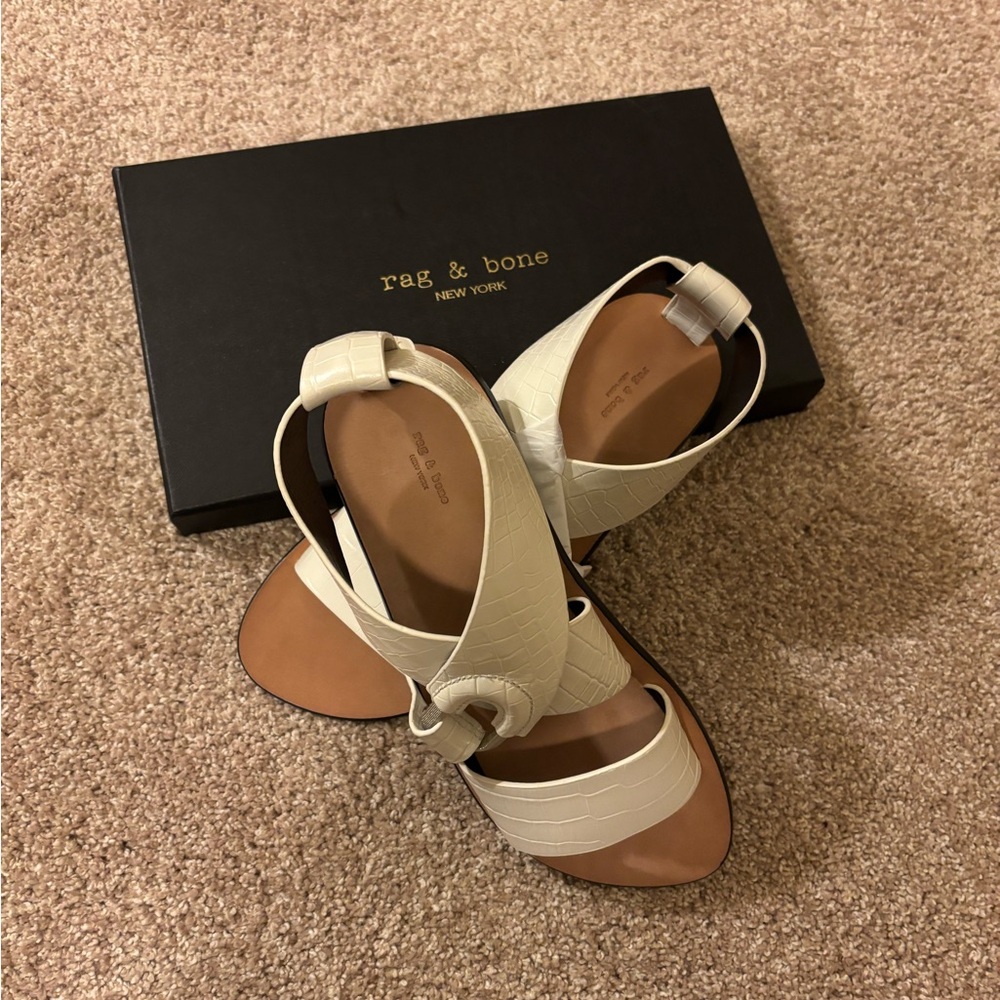 rag & bone White Sandals